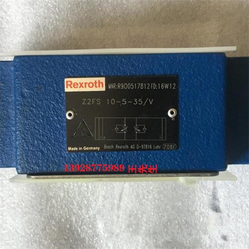 力士乐液压阀R901382318 4WRPEH6C4B12L-3X/M/24A1 力士乐液压阀R901382318 4WRPEH6C4B12L-3X/M/24A1 原装全新力士乐单向阀R901086081 Z1S6C05-4X/V