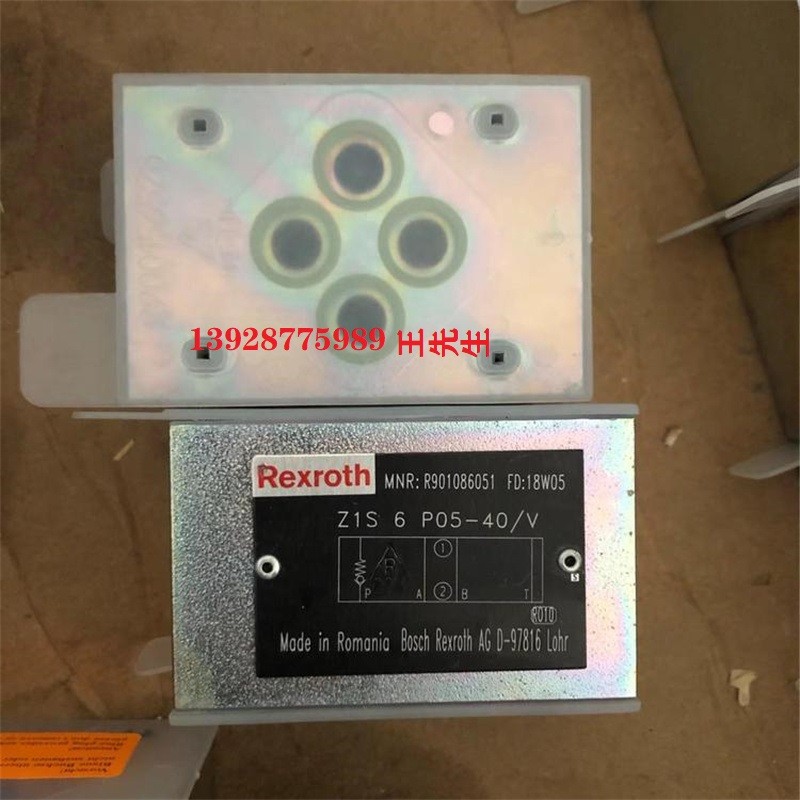 力士乐液压阀R901382318 4WRPEH6C4B12L-3X/M/24A1 力士乐液压阀R901382318 4WRPEH6C4B12L-3X/M/24A1 原装全新力士乐单向阀R901086081 Z1S6C05-4X/V